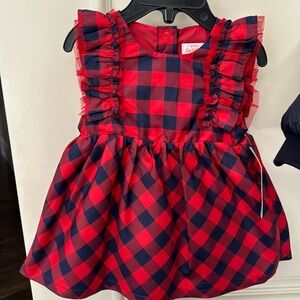 Baby cat and Jack holiday dress